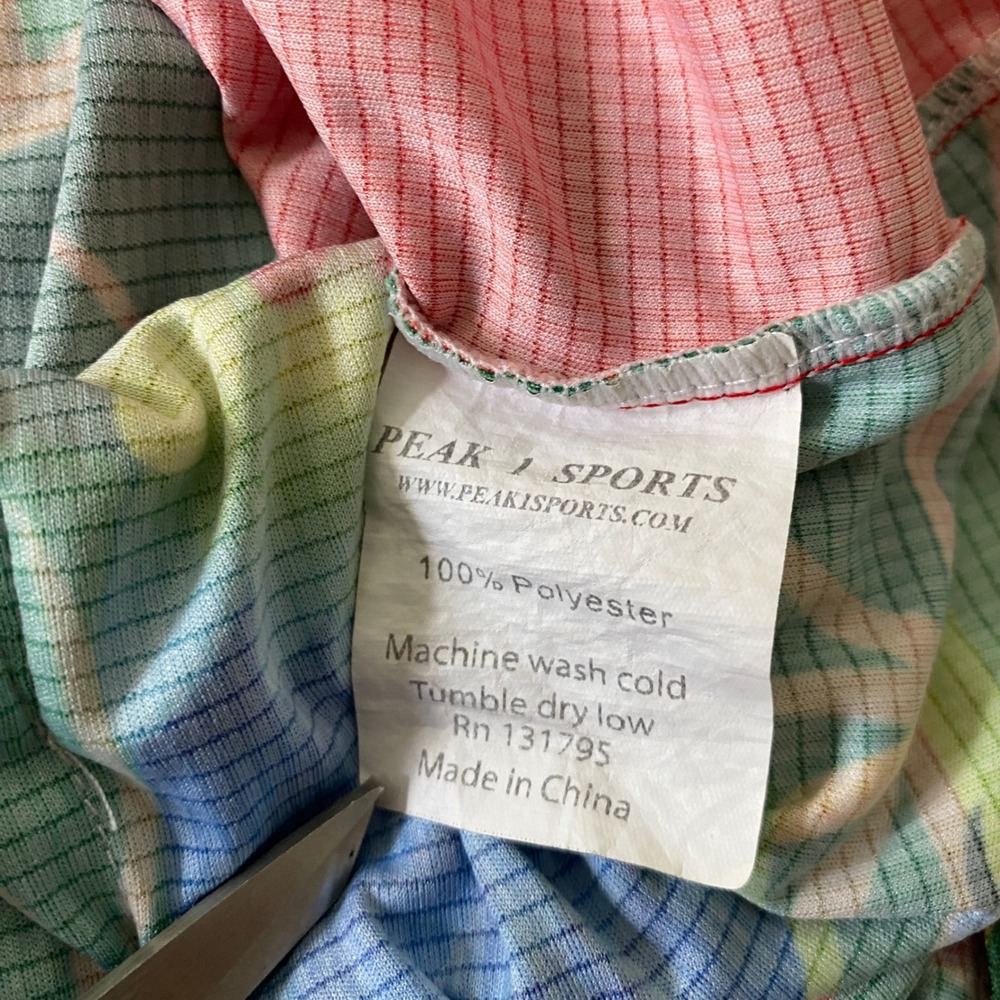 Peak 1 Sports Cycling Jersey Women 2XL Red Pirate Wheels & Wings Event Full Zip - Picture 6 of 8